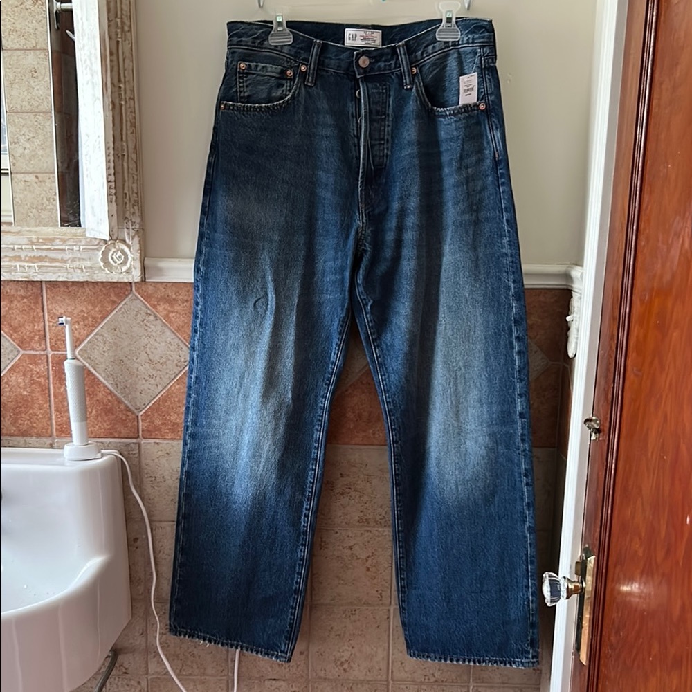 GAP 90s loose blue jeans - Picture 2 of 5